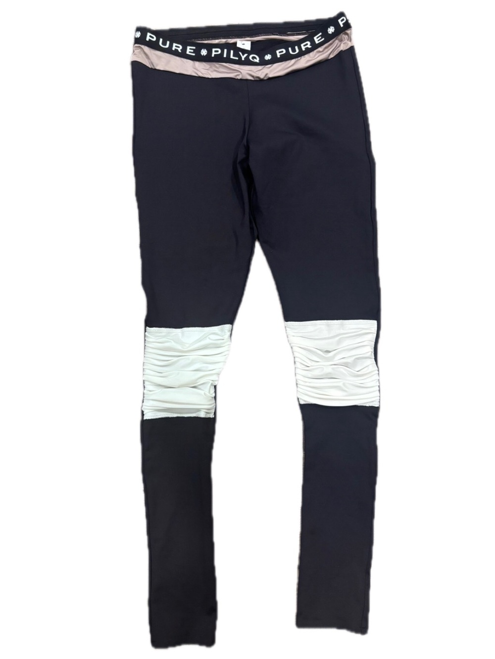 PilyQ Pure Black Sosa Leggings Size Small